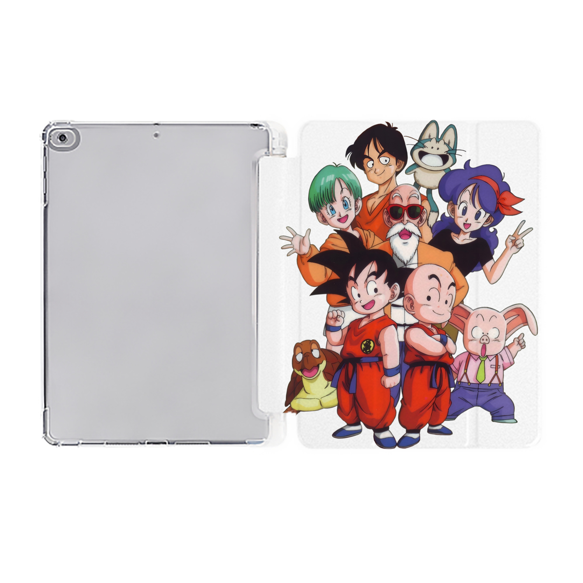（画像用） ドラゴンボール DRAGON BALL IPad ケース ペン収納付き 三つ折りスタンド PUレザー×シリコン 対応機種9.5/10.5/10.9インチ